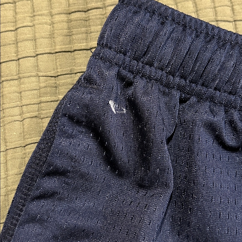 Navy Athletic Shorts with Logo - Picture 4 of 4